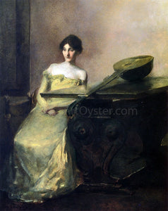  Thomas Wilmer Dewing The Lute - Art Print