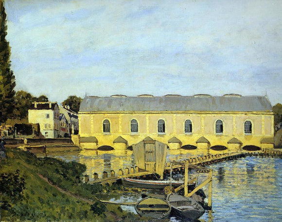  Alfred Sisley The Machine at Marly - Art Print