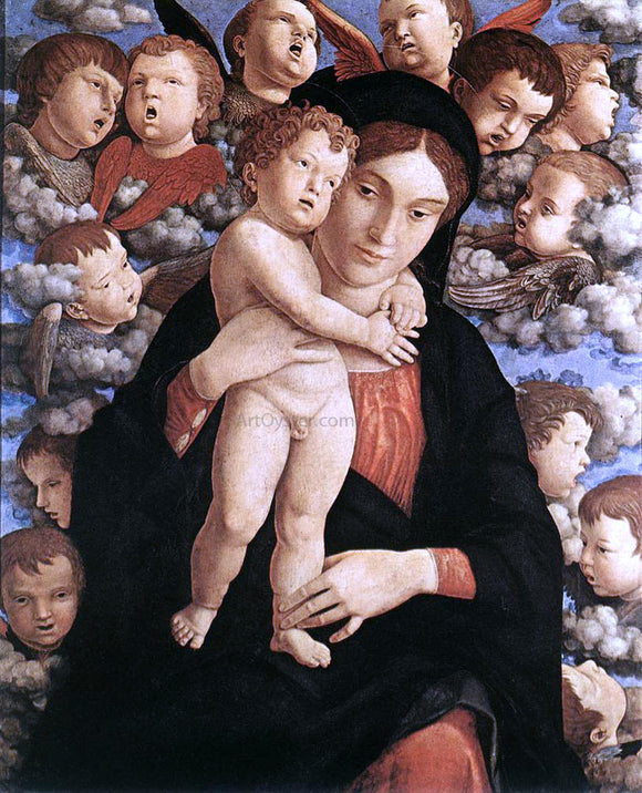  Andrea Mantegna The Madonna of the Cherubim - Art Print