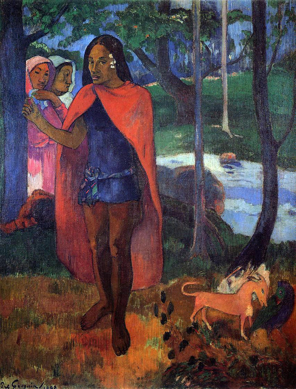  Paul Gauguin The Magician of Hivaoa - Art Print