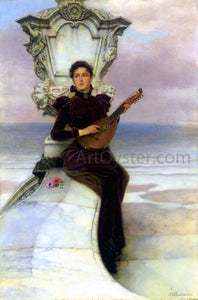  Pieter Haaxman The Mandolin Player - Art Print