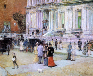  Frederick Childe Hassam The Manhattan Club - Art Print