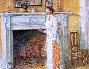  Frederick Childe Hassam The Mantle Piece - Art Print