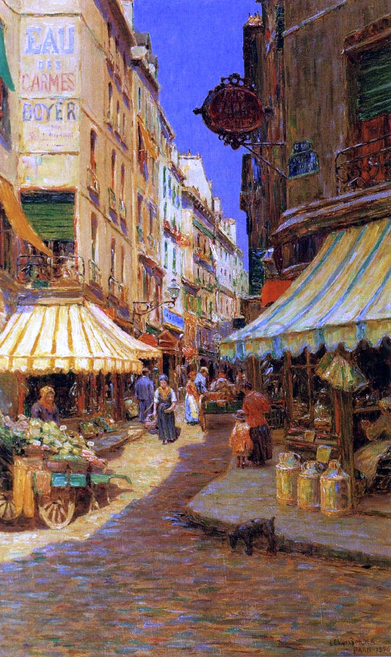  Luther Emerson Van Gorder The Marketplace, Midday - Art Print