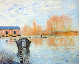  Alfred Sisley The Marly Machine and the Dam - Art Print