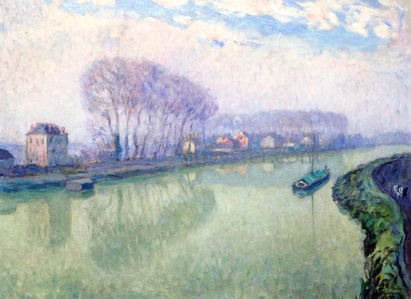  Henri Lebasque The Marne at Ponponne - Art Print