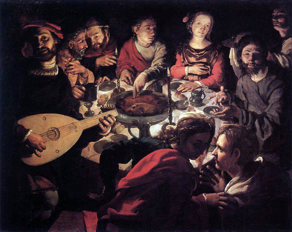 Jan Cornelisz Vermeyen The Marriage at Cana - Art Print