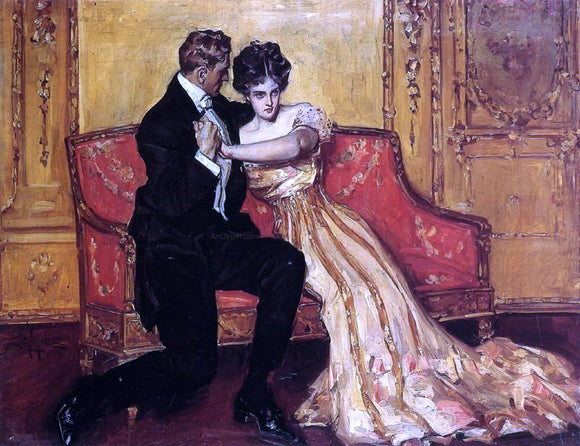  Albert B Wenzell The Marriage Proposal - Art Print