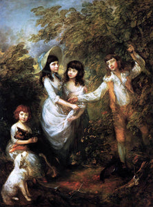  Thomas Gainsborough The Marsham Children - Art Print