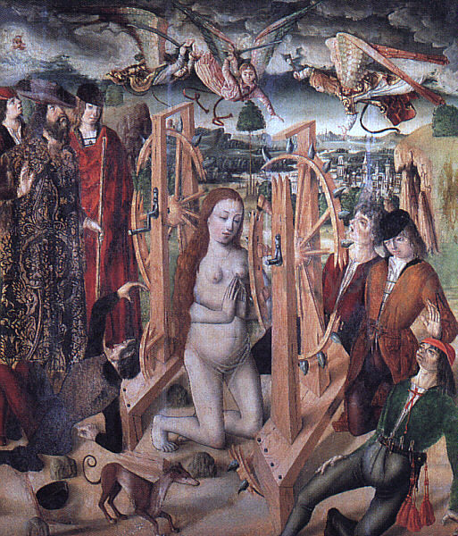  Fernando Gallego The Martyrdom of Saint Catherine - Art Print
