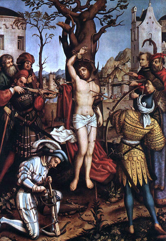 The Elder Hans Holbein The Martyrdom of Saint Sebastian - Art Print