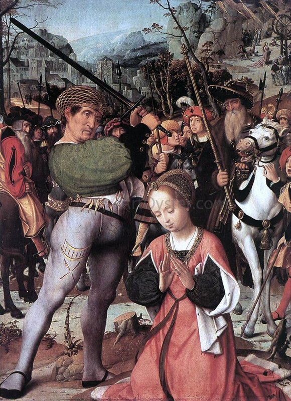  Jan Provost The Martyrdom of St Catherine - Art Print