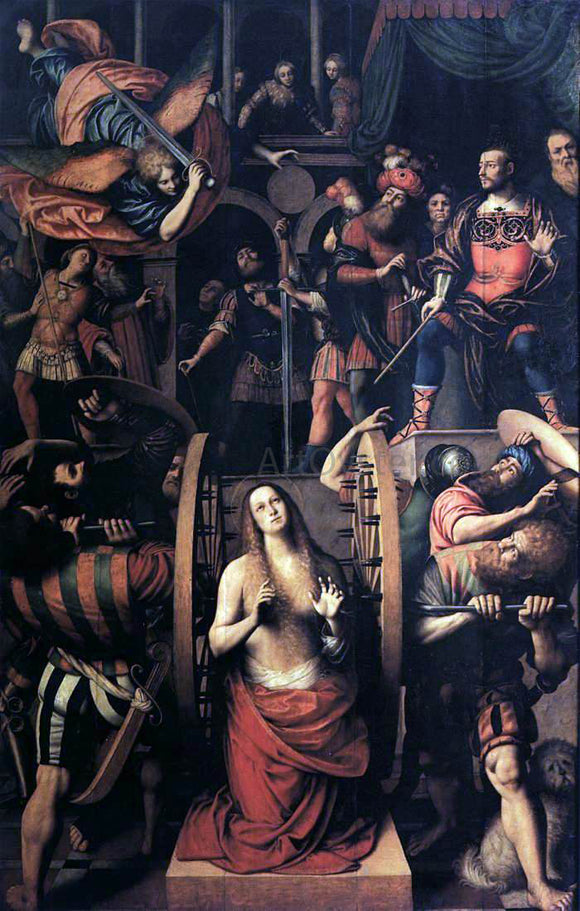  Gaudenzio Ferrari The Martyrdom of St Catherine of Alexandria - Art Print