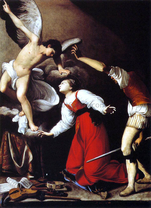  Carlo Saraceni The Martyrdom of St Cecilia - Art Print