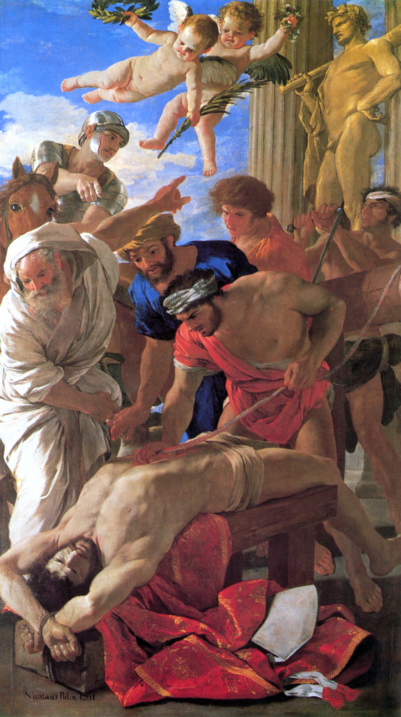  Nicolas Poussin The Martyrdom of St Erasmus - Art Print