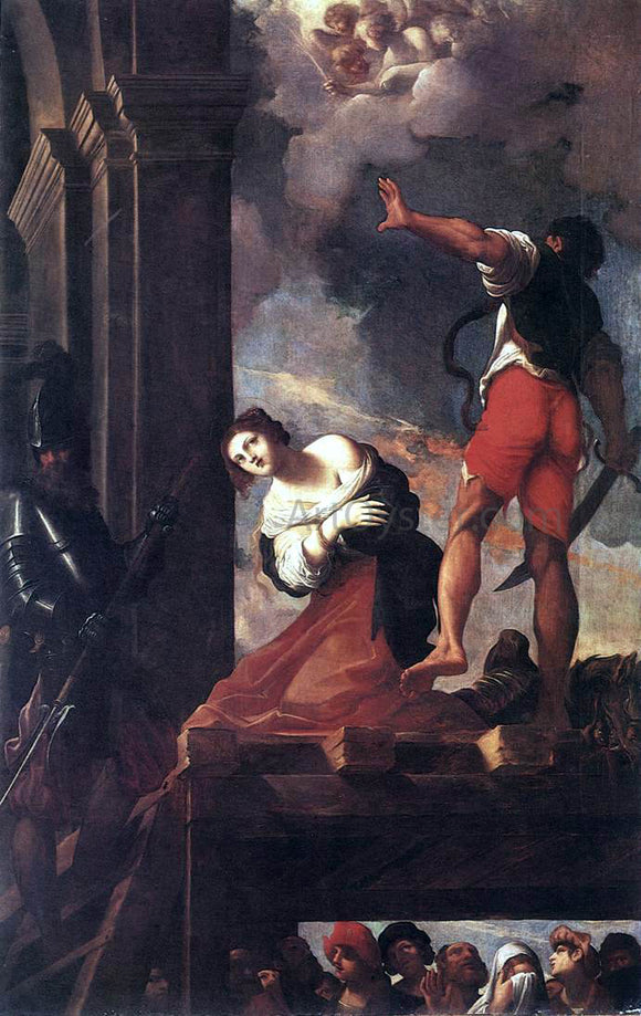  Lodovico Carracci The Martyrdom of St Margaret - Art Print