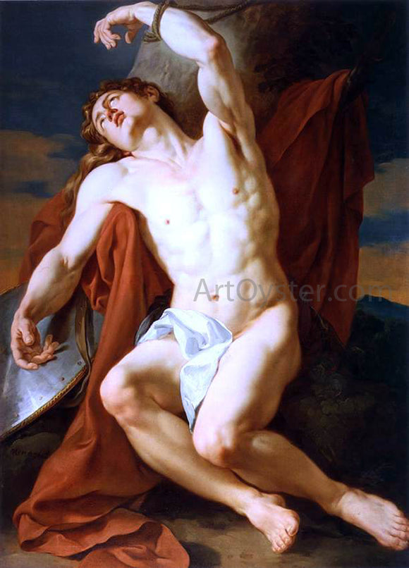  Francois-Guillaume Menageot The Martyrdom of St Sebastian - Art Print