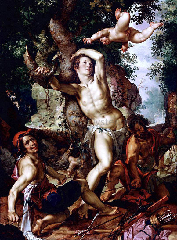  Joachim Wtewael The Martyrdom of St Sebastian - Art Print