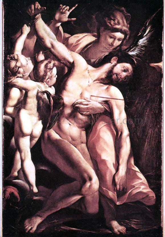  Giulio Cesare Procaccini The Martyrdom of St Sebastian - Art Print