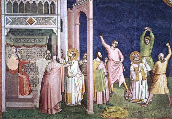  Bernardo Daddi The Martyrdom of St Stephen - Art Print