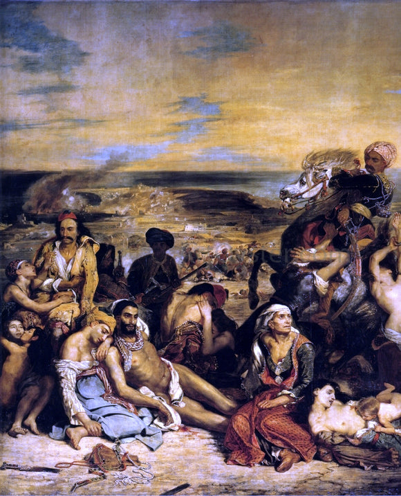  Eugene Delacroix The Massacre of Chios - Art Print