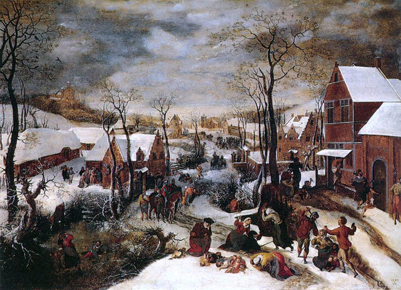  Lucas Van Valkenborch The Massacre of the Innocents - Art Print