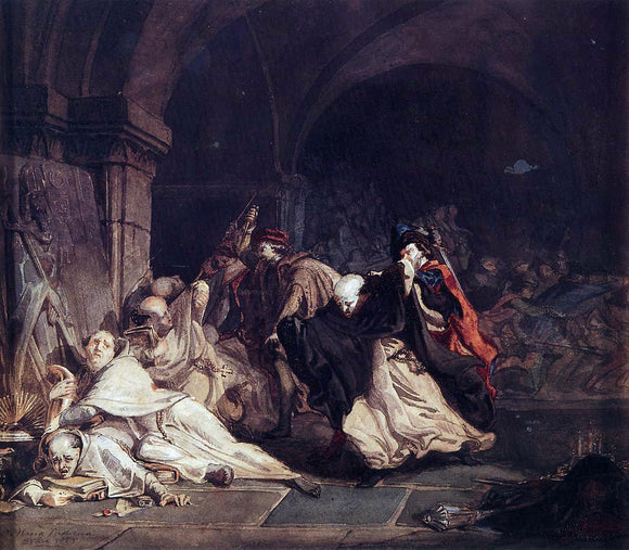  Sir Lawrence Alma-Tadema The Massacre of the Monks of Tamond - Art Print