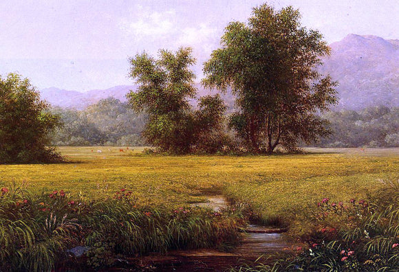  Martin Johnson Heade The Meadow - Art Print