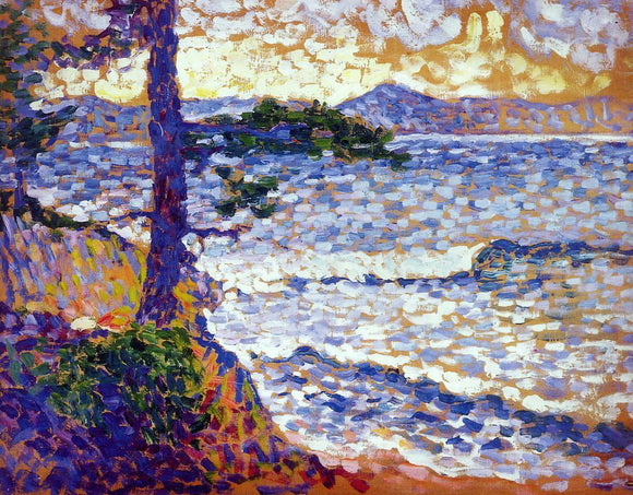  Henri Edmond Cross The Mediterranean Coast - Art Print