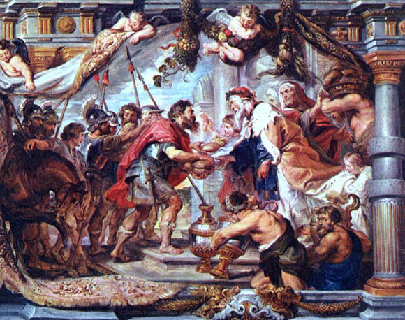  Peter Paul Rubens The Meeting of Abraham and Melchizedek - Art Print