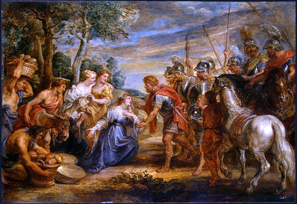  Peter Paul Rubens The Meeting of David and Abigail - Art Print