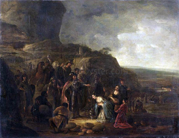  The Elder Jacob Willemsz De Wet The Meeting of David and Abigail - Art Print