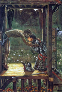  Sir Edward Burne-Jones The Merciful Knight - Art Print