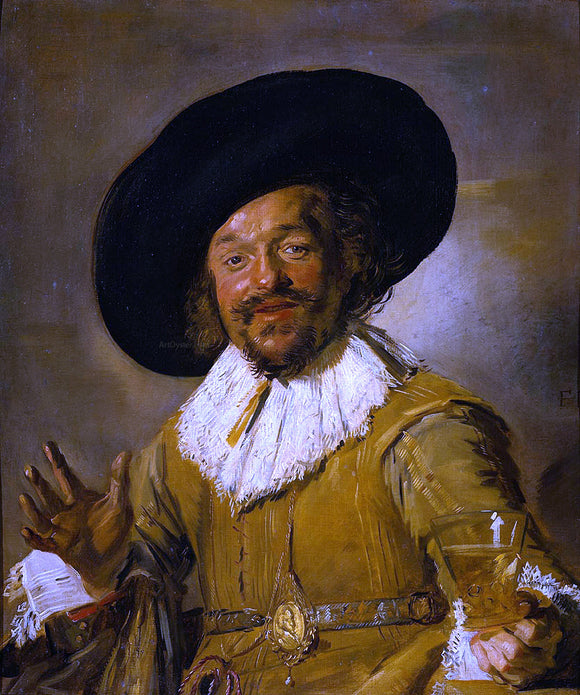  Frans Hals The Merry Drinker - Art Print