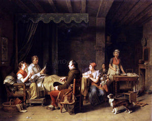  Martin Drolling The Messenger or "The Good News" - Art Print