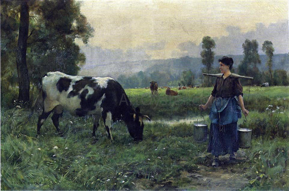  Julien Dupre The Milkmaid - Art Print