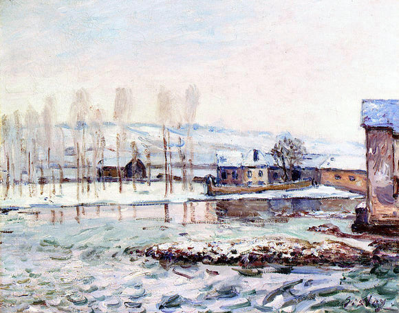  Alfred Sisley The Mills at Moret - Art Print
