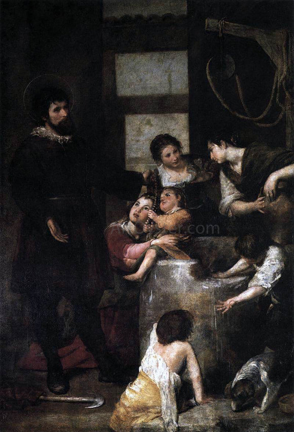  Alonso Cano The Miracle at the Well - Art Print