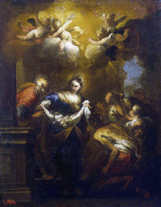  Valerio Castello The Miracle of the Roses - Art Print