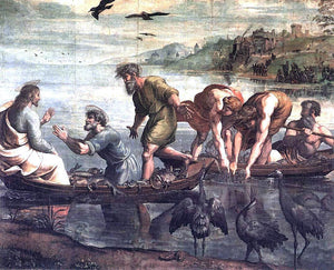  Raphael The Miraculous Draught of Fishes - Art Print