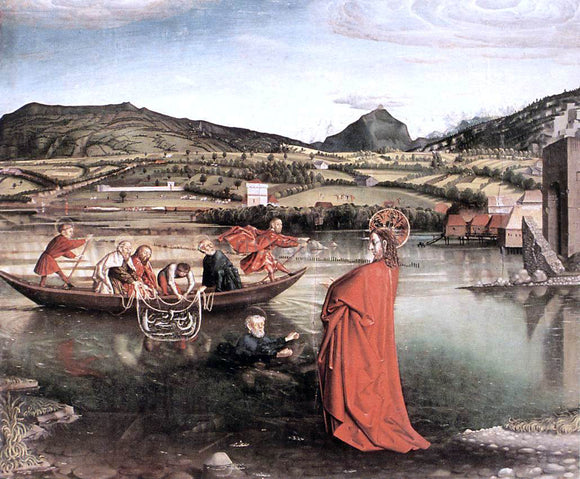  Konrad Witz The Miraculous Draught of Fishes - Art Print