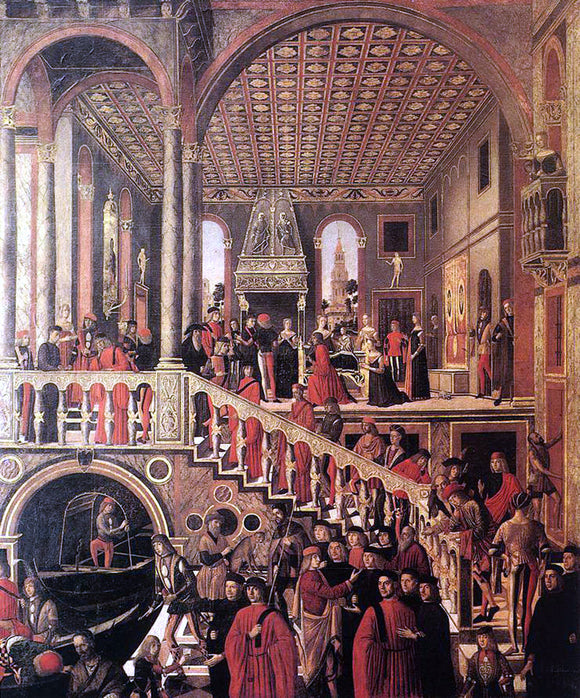  Giovanni Mansueti The Miraculous Healing of the Daughter of Benvegnudo of S. Polo - Art Print