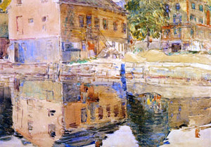  Frederick Childe Hassam The Mirror, Cos Cob, Connecticut - Art Print
