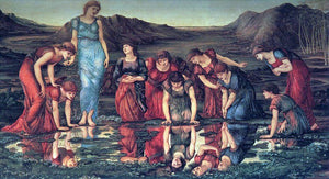  Sir Edward Burne-Jones The Mirror of Venus - Art Print