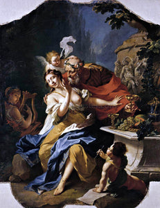  The Elder Johann Heinrich Tischbein The Mocking of Anacreon - Art Print