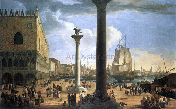  Luca Carlevaris The Molo with the Ducal Palace - Art Print