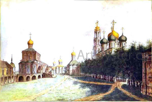  Fedor Yakovlevich Alekseev The Monastery of Trinity and St. Sergius - Art Print