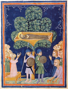  Pacino Di Bonaguida The Morgan Codex (Folio 37) - Art Print