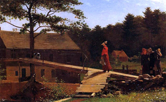  Winslow Homer The Morning Bell (also known as The Old Mill) - Art Print