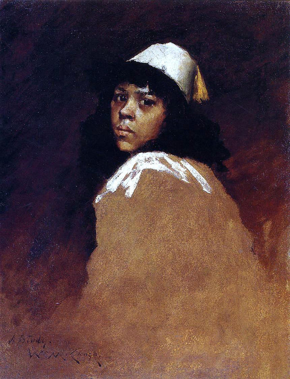  William Merritt Chase The Moroccan Girl - Art Print